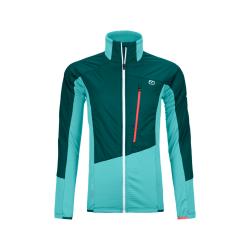 Bunda Ortovox Westalpen Swisswool Hybrid Jacket Women's Pacific Green